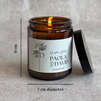 Tarro Ámbar 8oz
