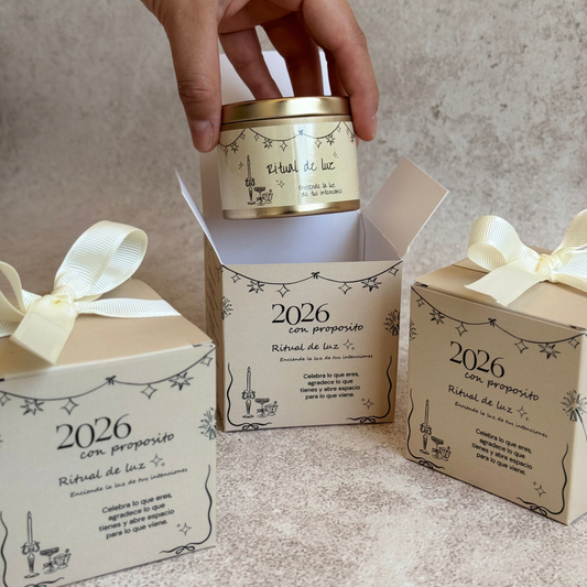 Tin Candle Dorada 4oz