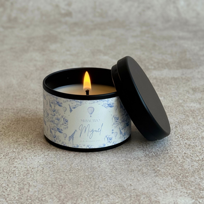 Tin Candle Negra 4oz