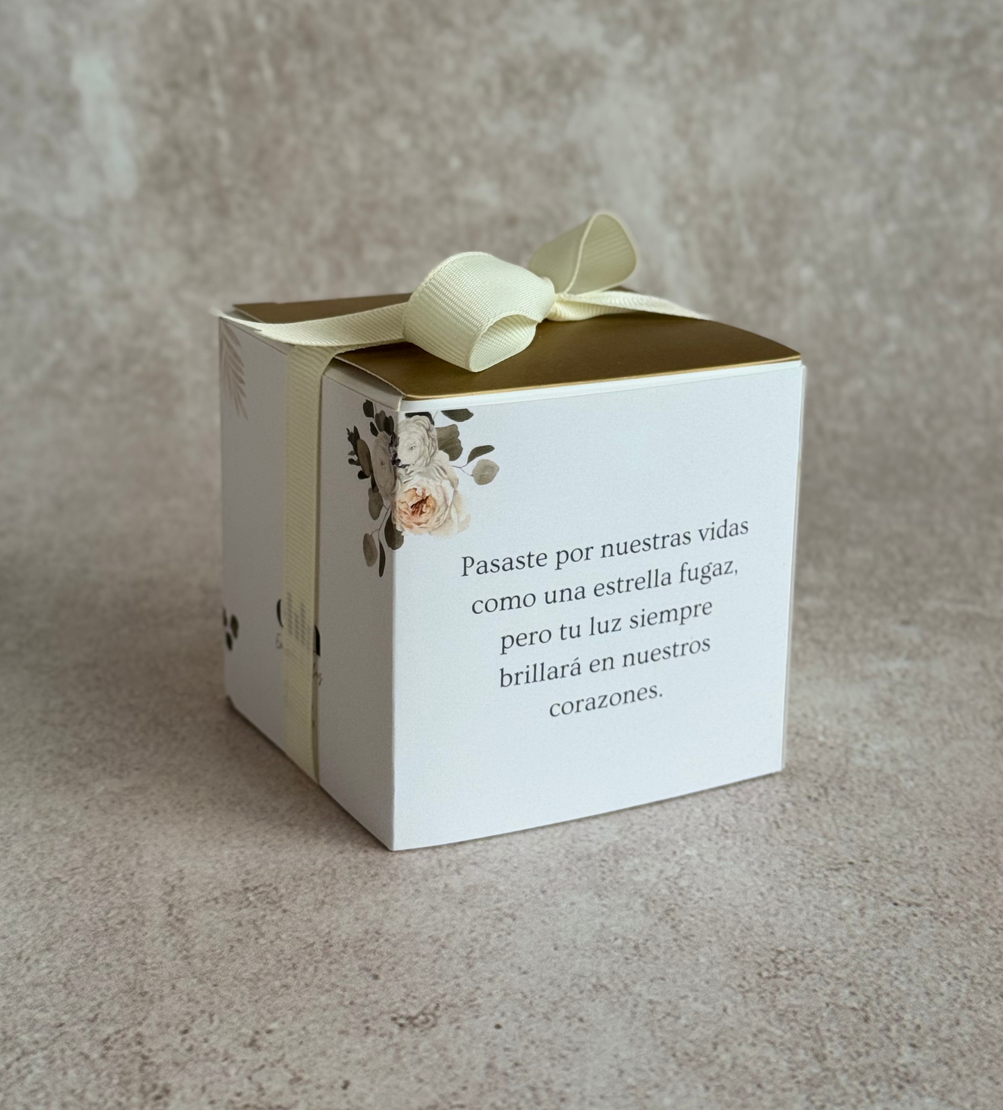 Tin Candle Dorada 3oz