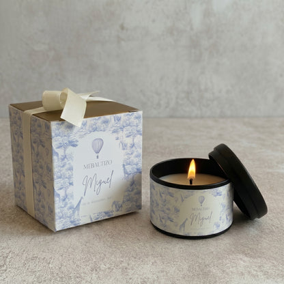 Tin Candle Negra 4oz