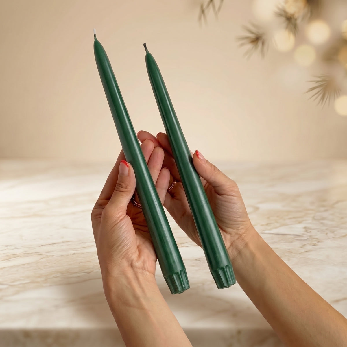 Winter Tapers (Velas Cónicas)