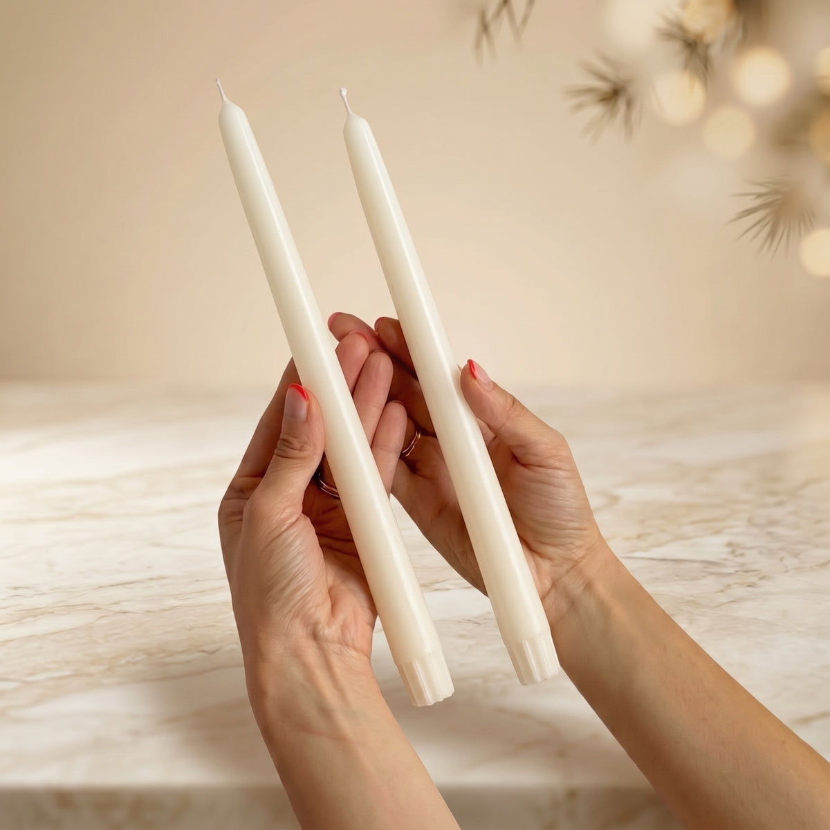 Winter Tapers (Velas Cónicas)