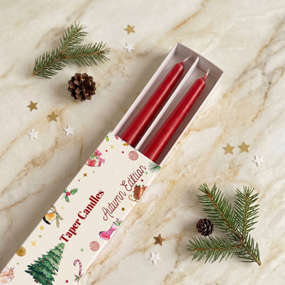 Winter Tapers (Velas Cónicas)