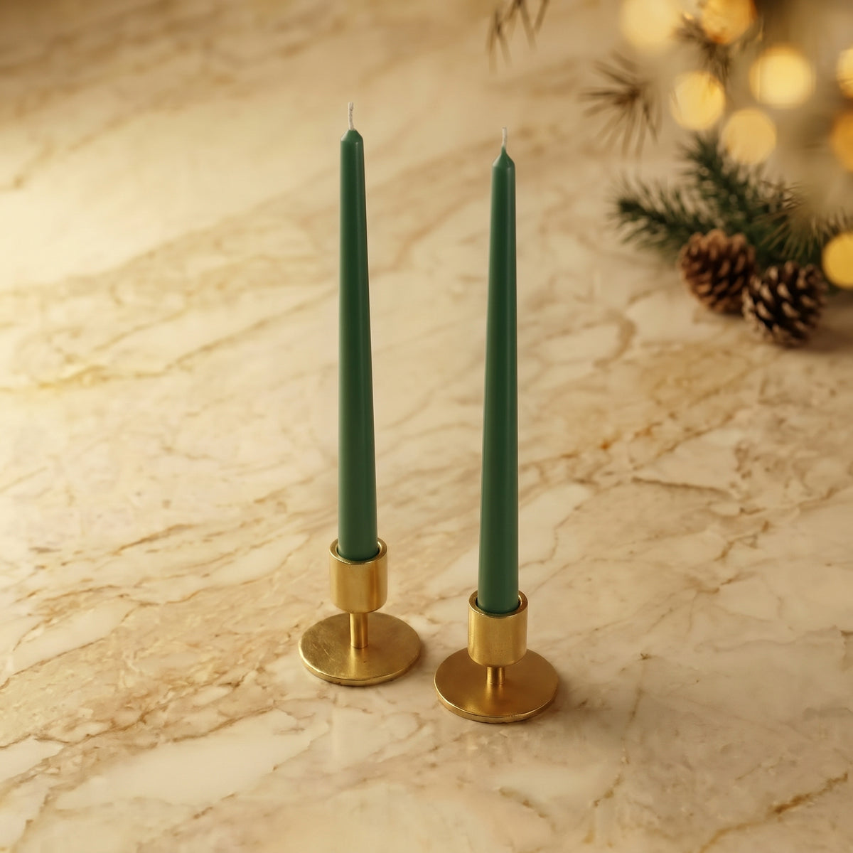 Winter Tapers (Velas Cónicas)